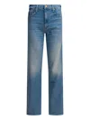 Mother Tunnel Vision Sneak Jeans In Blue