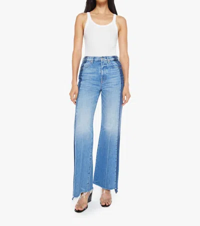 Mother Tux Sidestepper Jeans In Double Stacked