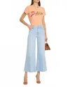 Mother Twister Ankle Fray Jean In Cowabunga In Blue