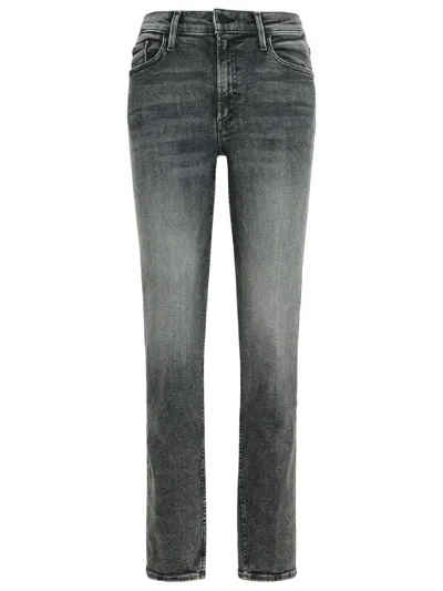 MOTHER MOTHER 'TWISTER' GREY COTTON JEANS