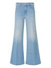 Mother The Twister Skimp Horseback To Quarterback Jeans In Blue