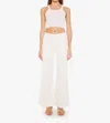 Mother Twister Skimp Jeans In Cream Puffs In White
