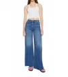 Mother Undercover Sneak Jeans In Blue In Blue