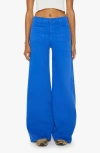 MOTHER UNDERCOVER SNEAK PATCH POCKET WIDE LEG JEANS
