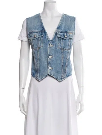 Pre-owned Mother Vest In Blue