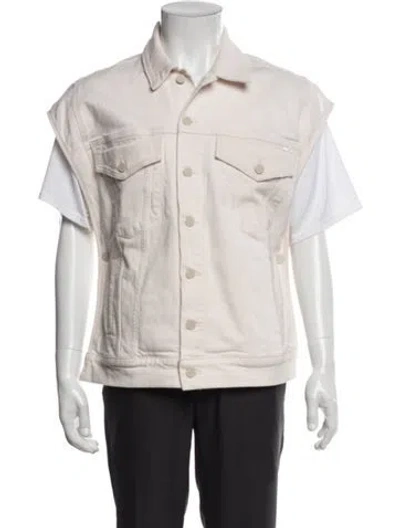 Pre-owned Mother Vest In Neutral
