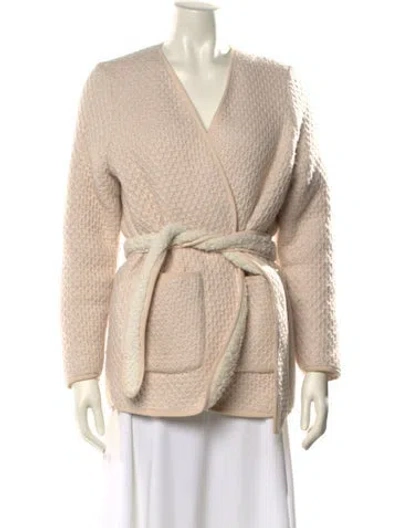 Pre-owned Mother V-neck Sweater In Neutral