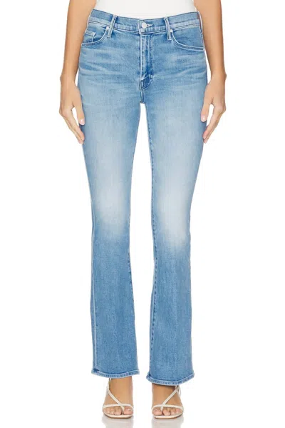 Mother Weekender Bootcut Jeans In Mediterranean Muse