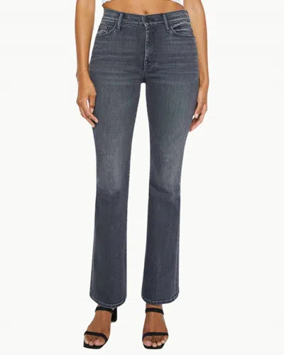 Mother Weekender Flare Jeans In Can You Call My Phone In Gray