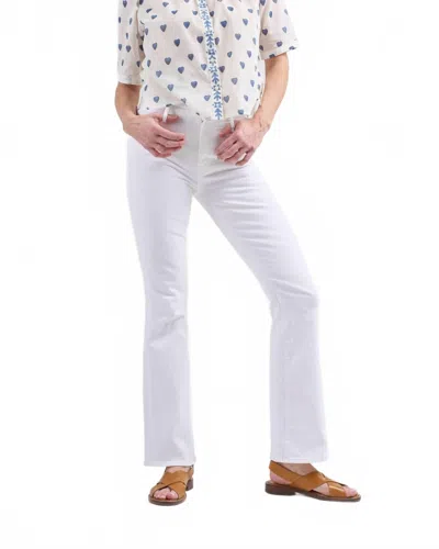 MOTHER WEEKENDER FLARED JEANS IN TOTALLY INNOCENT
