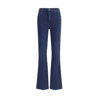 MOTHER WEEKENDER FRAY CROP FLARE JEANS