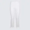 Mother White Cotton Jeans In White