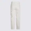 Mother Stretch Denim The Rambler Trousers In White