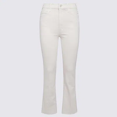 MOTHER WHITE COTTON JEANS