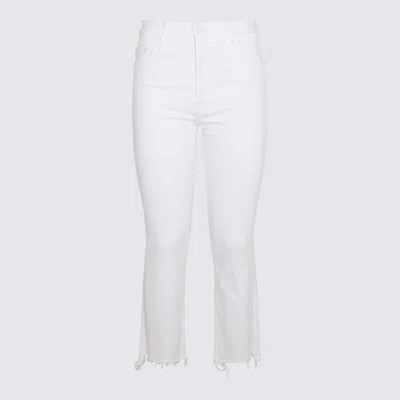MOTHER WHITE COTTON JEANS