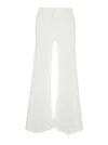 Mother White Cotton Denim Jeans