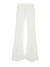Mother White Cotton Denim Jeans