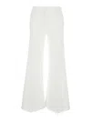 Mother White Cotton Denim Jeans In White