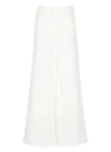 Mother Straight Wide-leg Cotton Trousers
