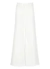 Mother Straight Wide-leg Cotton Trousers