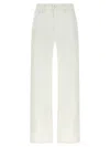 Mother Jeans The Dodger Sneak White In White