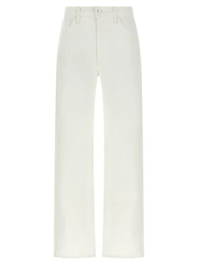MOTHER WHITE THE DODGER SNEAK JEANS