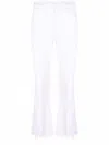 Mother Kick Flare Jeans In White