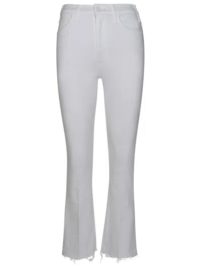 MOTHER MOTHER WHITE THE HUSTLER JEANS