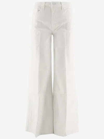 MOTHER WHITE HIGH WAIST JEANS