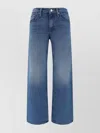 MOTHER WIDE-LEG COTTON JEANS FADED WASH