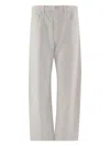 Mother Wide Leg Cotton Denim Jeans