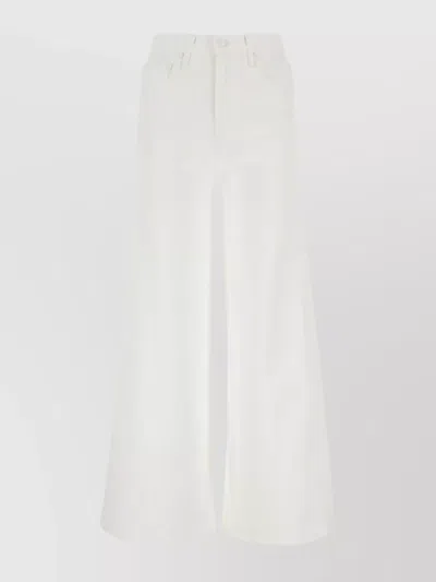 MOTHER WIDE-LEG JEANS IN STRETCH DENIM