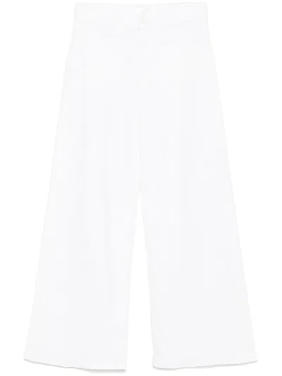 Mother Wide-leg Jeans In Neutrals
