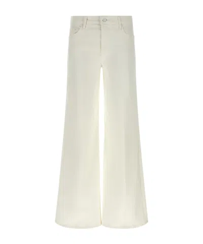 Mother Rollet Skimp Wide-leg Pants In Animal Print