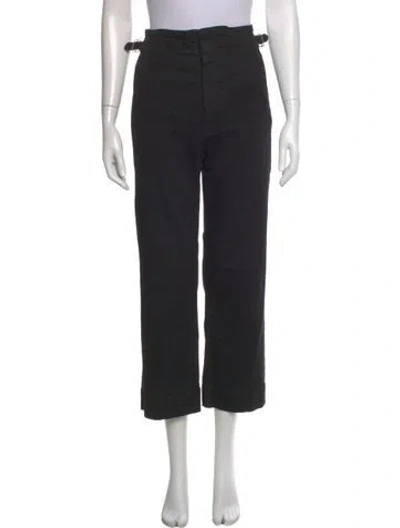 Pre-owned Mother Wide Leg Pants In Black