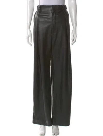 Pre-owned Mother Wide Leg Pants In Black