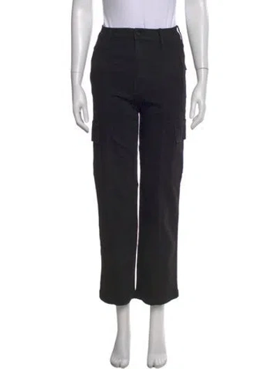 Pre-owned Mother Wide Leg Pants In Black