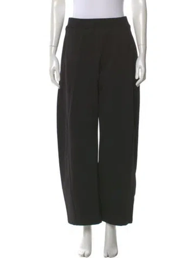 Pre-owned Mother Wide Leg Pants In Black