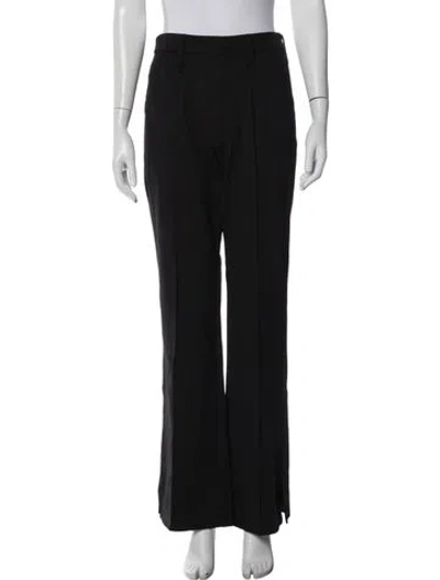 Pre-owned Mother Wide Leg Pants In Black