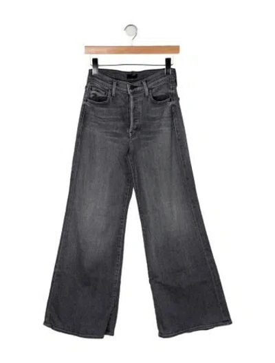 Pre-owned Mother Wide Leg Pants In Black