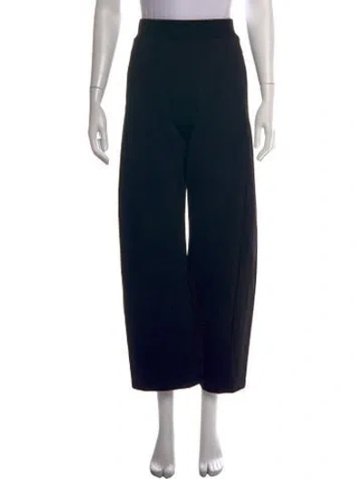 Pre-owned Mother Wide Leg Pants In Black