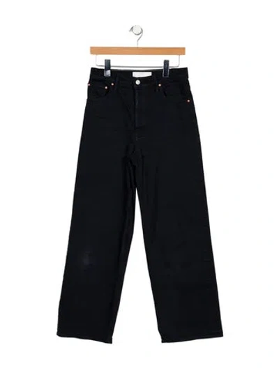 Pre-owned Mother Wide Leg Pants In Blue