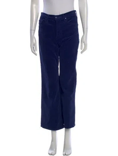 Pre-owned Mother Wide Leg Pants In Blue
