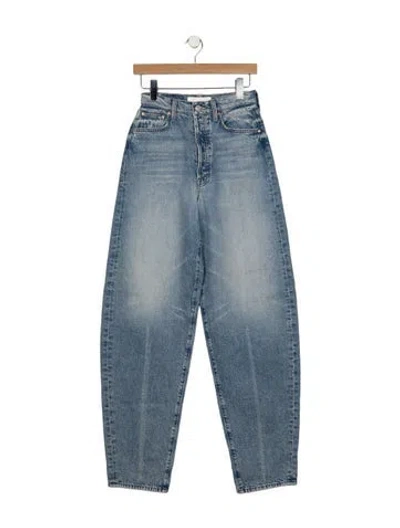 Pre-owned Mother Wide Leg Pants In Blue