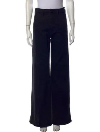 Pre-owned Mother Wide Leg Pants In Blue
