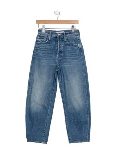 Pre-owned Mother Wide Leg Pants In Blue