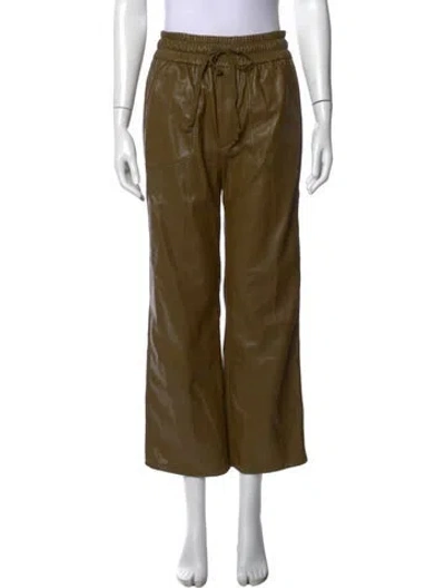 Pre-owned Mother Wide Leg Pants In Brown