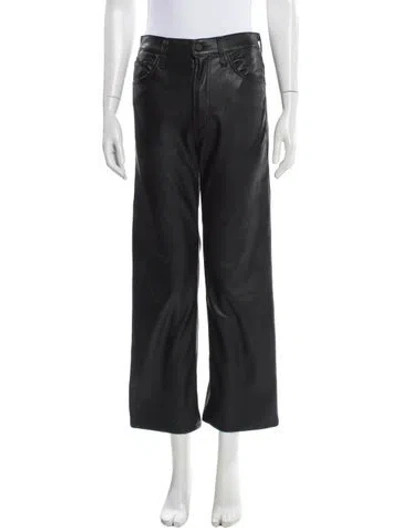 Pre-owned Mother Wide Leg Pants In Gray