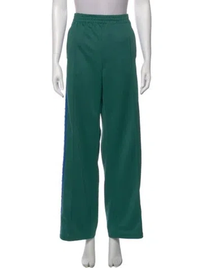 Pre-owned Mother Wide Leg Pants In Green