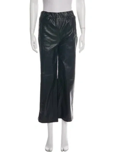 Pre-owned Mother Wide Leg Pants In Green